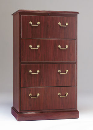 4-drawer lateral file cabinet