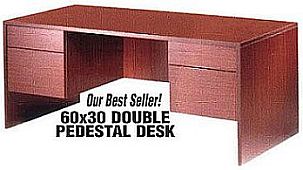 AAA Double Pedestal Desk