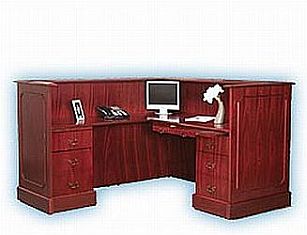 Duke of Windsor Wood Reception Desk