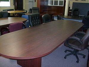 Dover Laminate Racetrack Conference Table