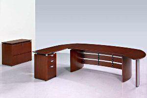 modern contemporary wood desk