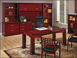 Emeritus Wood Veneer Table Desk