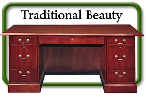 traditional double pedestal desk